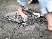 Feet - Oksana + Jenya + Anna Taradanova - 2006-12-03 Sharp exam for bare feet