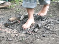 Feet - Oksana + Jenya + Anna Taradanova - 2006-12-03 Sharp exam for bare feet