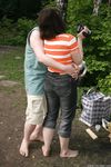Feet - Oksana + Lena + Marina - 2004-06-19 Barefooted picnic
