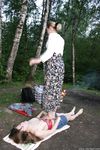 Feet - Oksana + Lena + Marina - 2004-06-19 Barefooted picnic