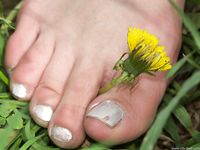 Feet - Oksana - 2004-09-20 In the forest