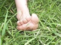 Feet - Oksana - 2004-09-20 In the forest