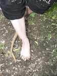 Feet - Oksana - 2004-09-20 In the forest
