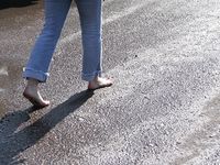 Feet - Oksana - 2005-04-07 Dirty feet in and outdoors