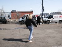 Feet - Oksana - 2005-04-07 Dirty feet in and outdoors