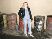 Feet - Oksana - 2005-04-07 Dirty feet in and outdoors