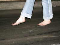 Feet - Oksana - 2005-04-07 Dirty feet in and outdoors