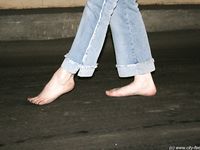 Feet - Oksana - 2005-04-07 Dirty feet in and outdoors