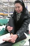 Feet - Oksana A - 2011-03-27 Barefoot oriental beauty
