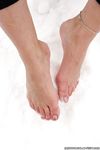Feet - Oksana B - 2011-09-22 Hot feet on wet snow