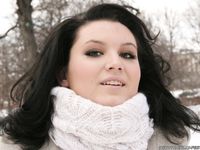 Feet - Oksana C - 2011-11-03 Hot girl on cold snow