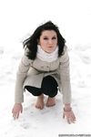 Feet - Oksana C - 2011-11-03 Hot girl on cold snow