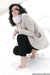 Feet - Oksana C - 2011-11-03 Hot girl on cold snow