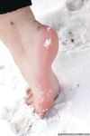Feet - Oksana C - 2011-11-03 Hot girl on cold snow