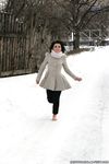 Feet - Oksana C - 2011-11-03 Hot girl on cold snow