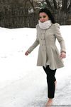 Feet - Oksana C - 2011-11-03 Hot girl on cold snow