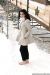 Feet - Oksana C - 2011-11-03 Hot girl on cold snow