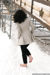 Feet - Oksana C - 2011-11-03 Hot girl on cold snow