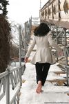 Feet - Oksana C - 2011-11-03 Hot girl on cold snow