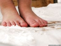 Feet - Oksana C - 2011-11-03 Hot girl on cold snow