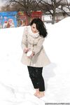 Feet - Oksana C - 2011-11-03 Hot girl on cold snow