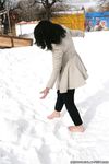 Feet - Oksana C - 2011-11-03 Hot girl on cold snow