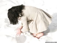 Feet - Oksana C - 2011-11-03 Hot girl on cold snow