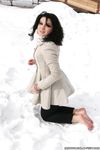 Feet - Oksana C - 2011-11-03 Hot girl on cold snow