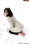 Feet - Oksana C - 2011-11-03 Hot girl on cold snow