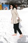 Feet - Oksana C - 2011-11-03 Hot girl on cold snow