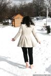 Feet - Oksana C - 2011-11-03 Hot girl on cold snow