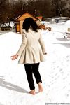 Feet - Oksana C - 2011-11-03 Hot girl on cold snow