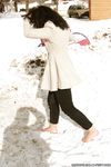 Feet - Oksana C - 2011-11-03 Hot girl on cold snow