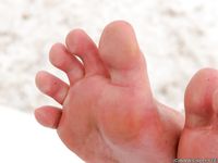 Feet - Oksana C - 2011-11-03 Hot girl on cold snow