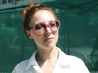 Feet - Olesya - 2013-01-13 Playful barefoot redhead