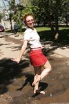 Feet - Olesya - 2013-01-13 Playful barefoot redhead