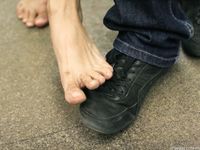 Feet - Olesya - 2013-01-13 Playful barefoot redhead