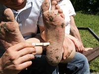 Feet - Olesya - 2013-01-13 Playful barefoot redhead