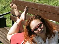 Feet - Olesya - 2013-01-13 Playful barefoot redhead