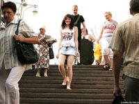 Feet - Olga A - 2010-10-20 Hot asphalt and high arches