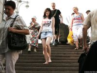 Feet - Olga A - 2010-10-20 Hot asphalt and high arches