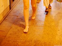 Feet - Olga A - 2010-10-20 Hot asphalt and high arches