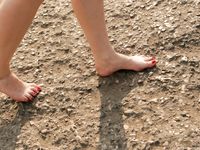 Feet - Olga A - 2010-10-20 Hot asphalt and high arches