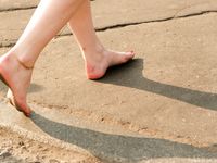 Feet - Olga A - 2010-10-20 Hot asphalt and high arches