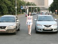 Feet - Olga A - 2010-10-20 Hot asphalt and high arches