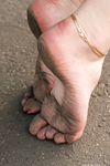Feet - Olga A - 2010-10-20 Hot asphalt and high arches