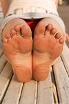 Feet - Olga A - 2010-10-20 Hot asphalt and high arches