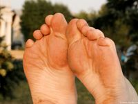 Feet - Olga A - 2010-10-20 Hot asphalt and high arches