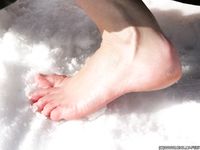 Feet - Olga D - 2011-11-27 Slender barefoot girl