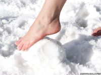 Feet - Olga D - 2011-11-27 Slender barefoot girl